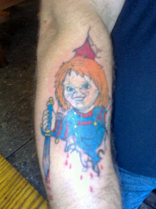 Chucky tattoo