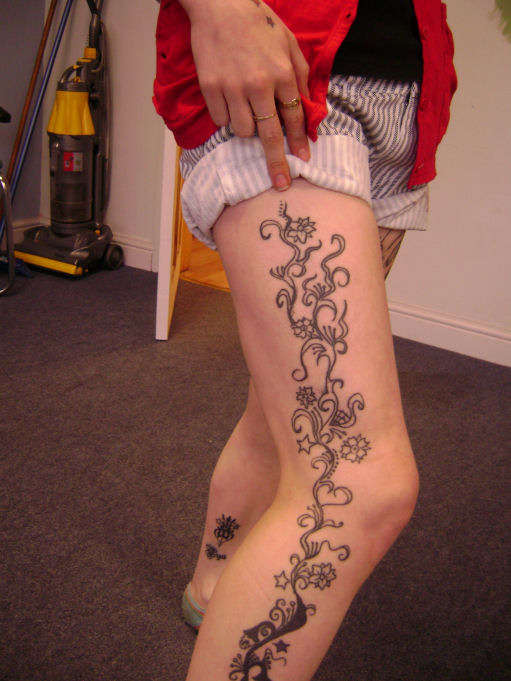 Something nice on the leg tattoo
