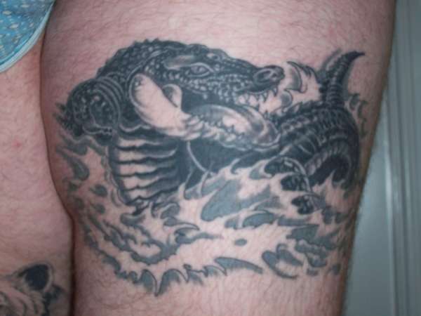Crocodile tattoo