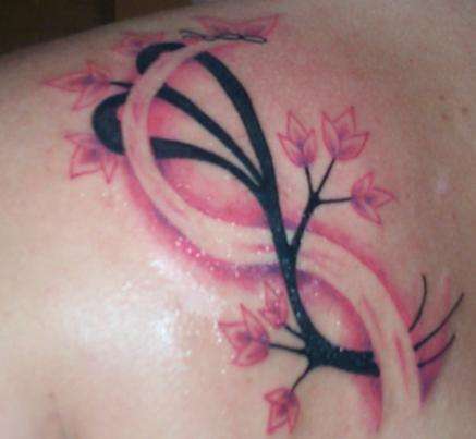Flower/Vine Design tattoo