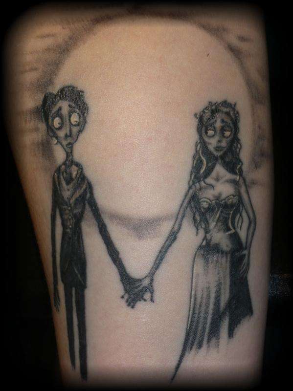 corpse bride tattoo