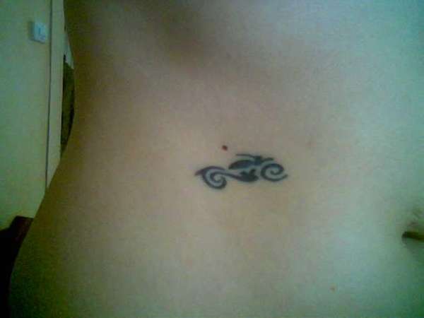 Tribal-bike tattoo