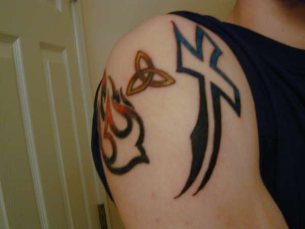 right shoulder tattoo