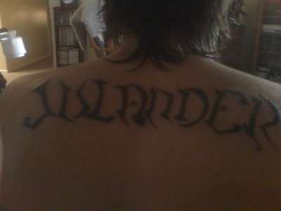 last name tattoo