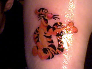 Tigger tattoo