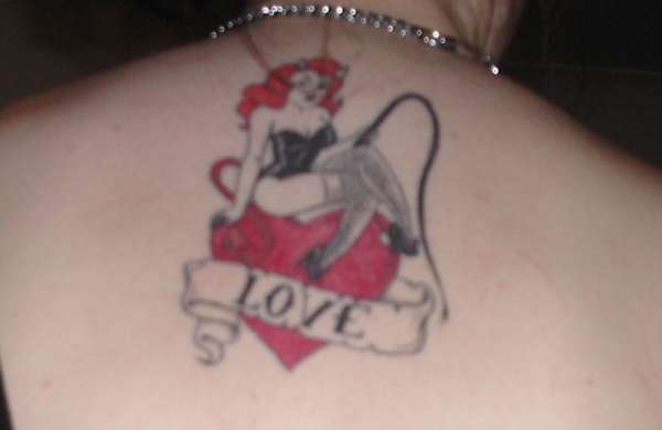 Pinup girl tattoo