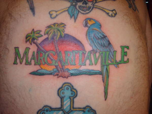 Jimmy Buffet's Margaritaville tattoo
