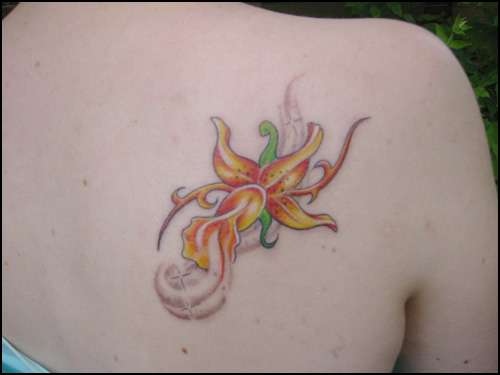 Orchid tattoo