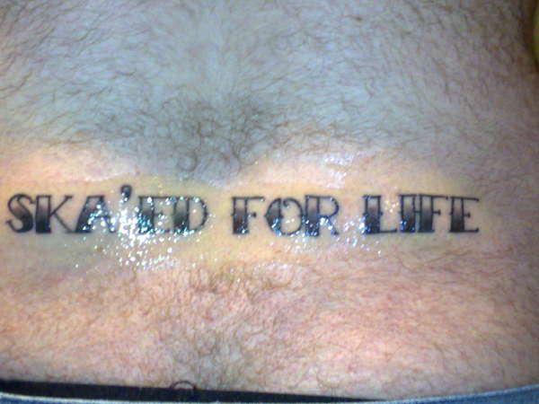 my little 2-tone tribute tattoo