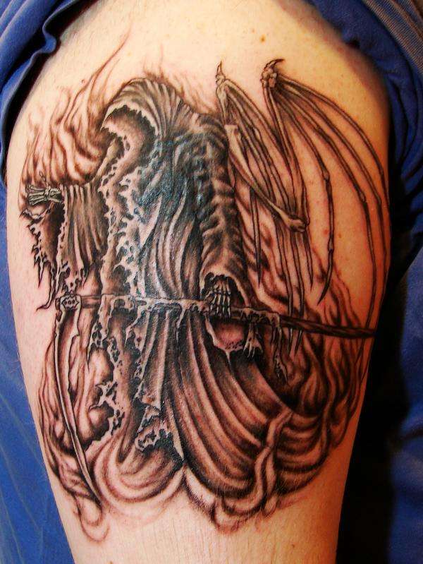 Grim Reaper tattoo