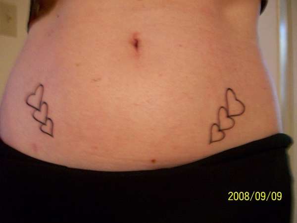 Hearts tattoo