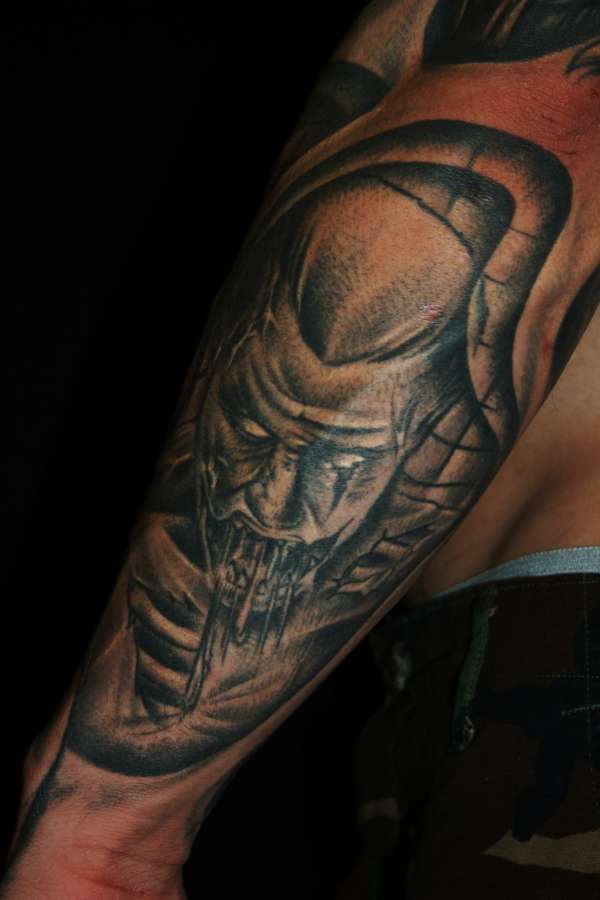 Wicked Black and Gray Tattoo!!! tattoo