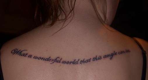 Jack Johnson Lyrics tattoo