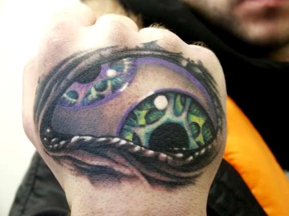 tool eye tattoo