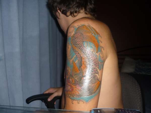koi dragon tattoo