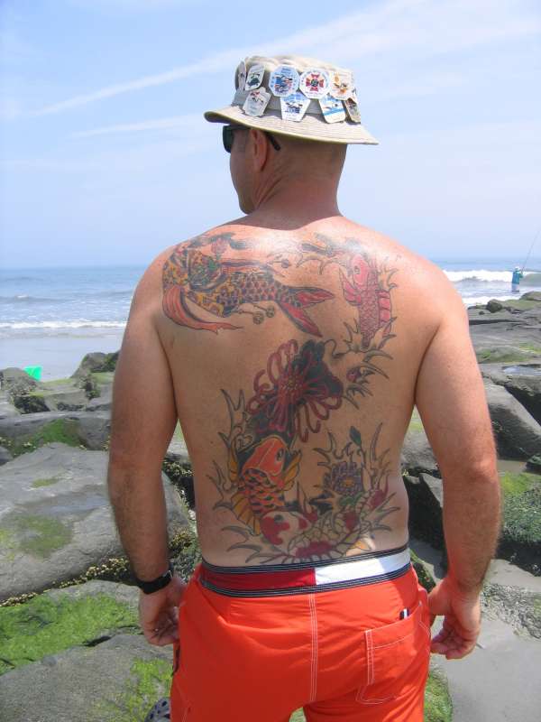 KOI BackPiece tattoo