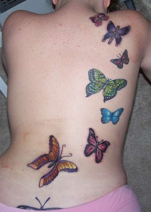 Butterfly Back 2 tattoo