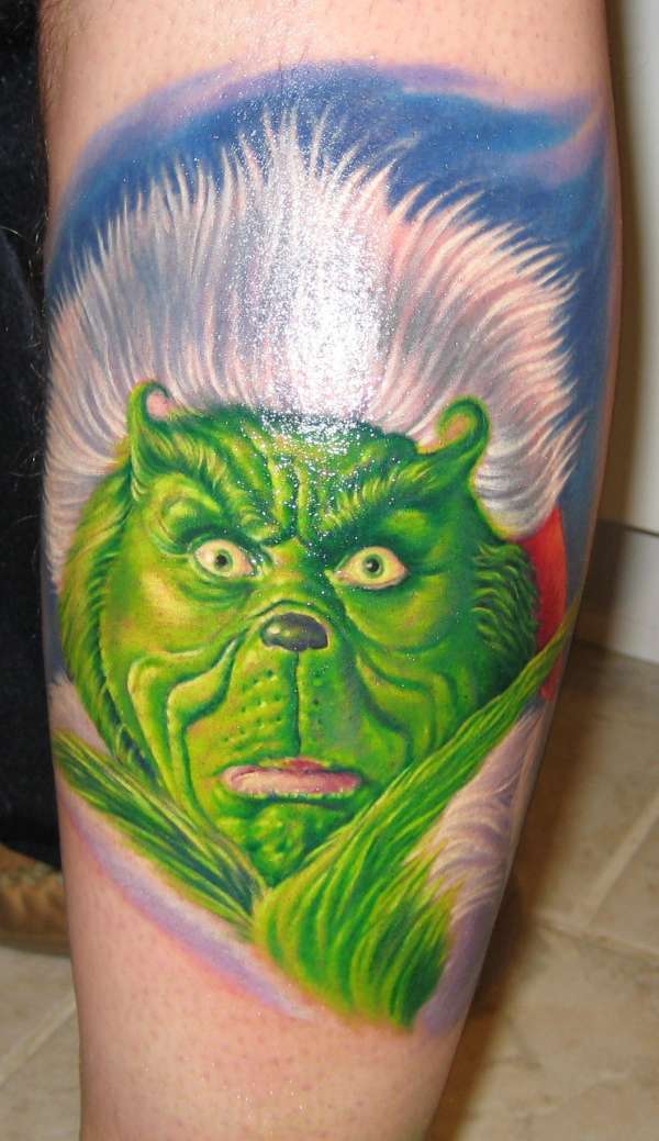Grinch tattoo