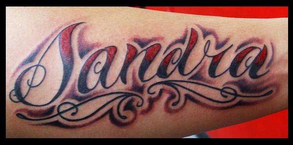 lettering tattoo