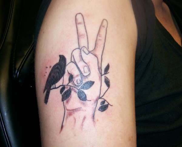 peace tattoo