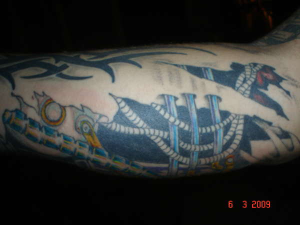 Mechanical sleeve again... tattoo