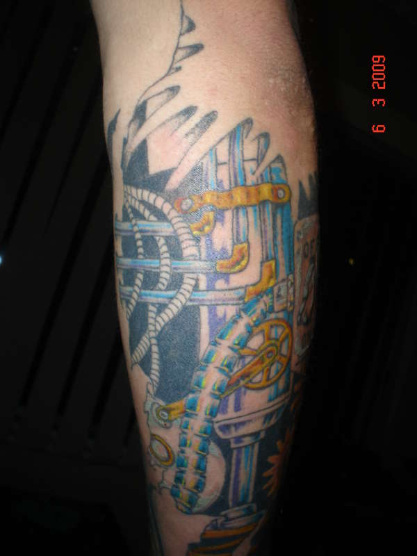 Mechanical sleeve.. last one tattoo