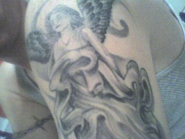 angel tattoo