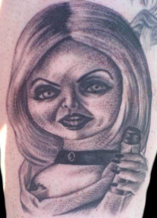 Bride of Chucky tattoo.