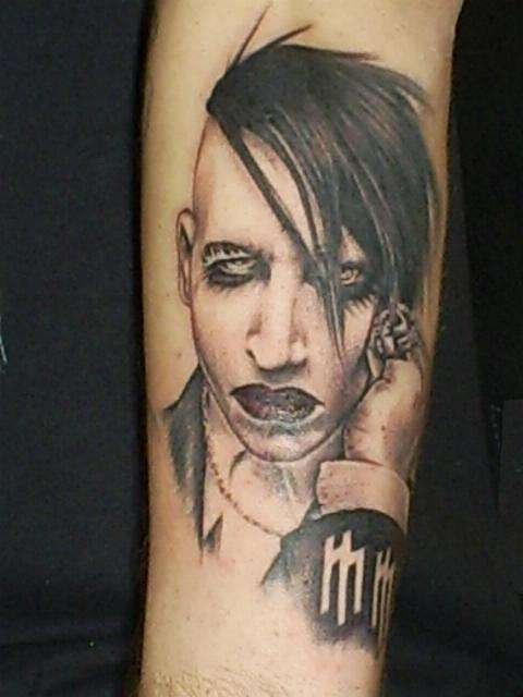 Marilyn Manson tattoo