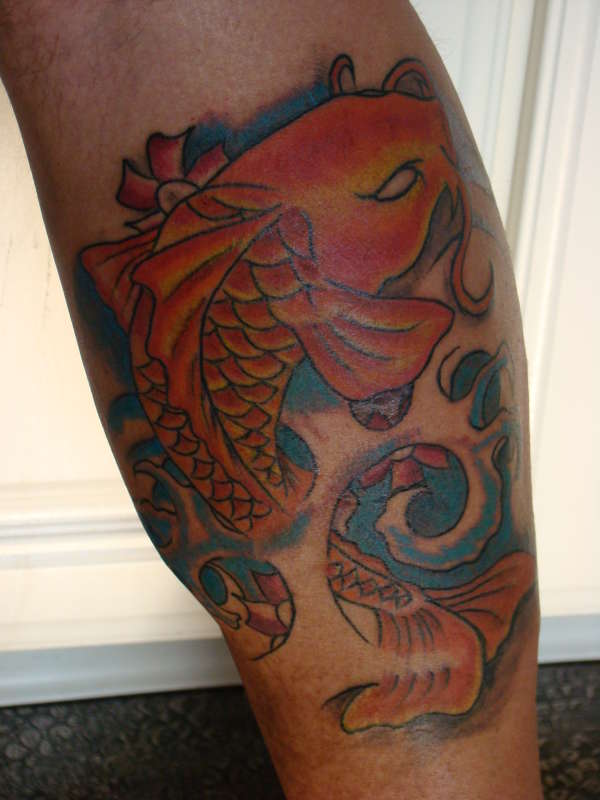 Back of Right Calf tattoo