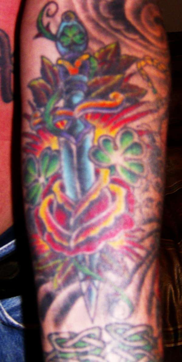 Left bicep tattoo
