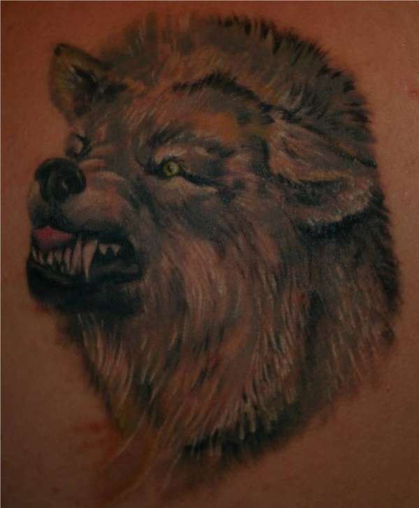 Mad Wolf tattoo