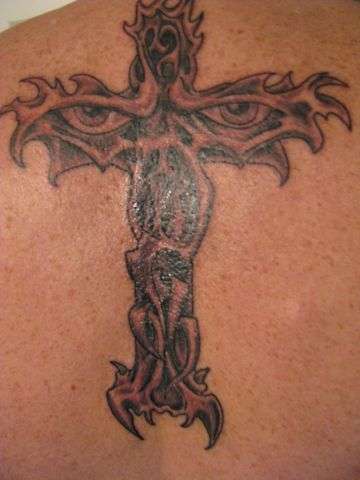 Monster Cross tattoo