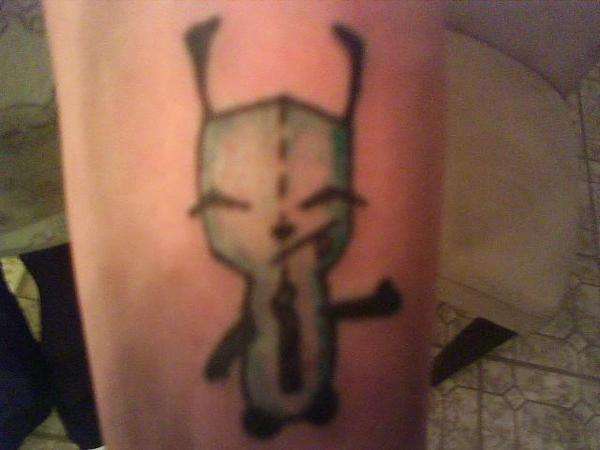 gerr off invader zim my 1st tat tattoo