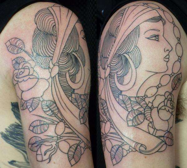 gypsy girl tattoo