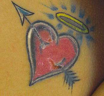 My  heart tattoo