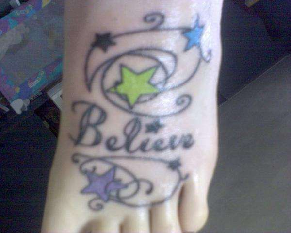 Believe tattoo