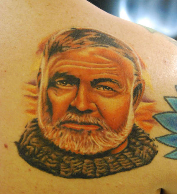 Hemingway tattoo