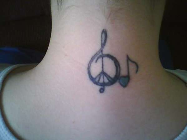 *Peace*Music*Love* tattoo