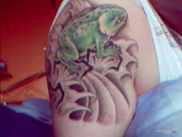 Jap style Frog tattoo