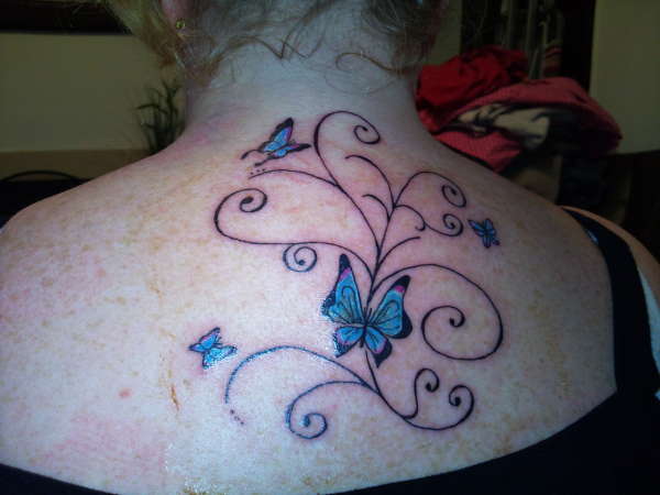 my back butterfly tattoo tattoo