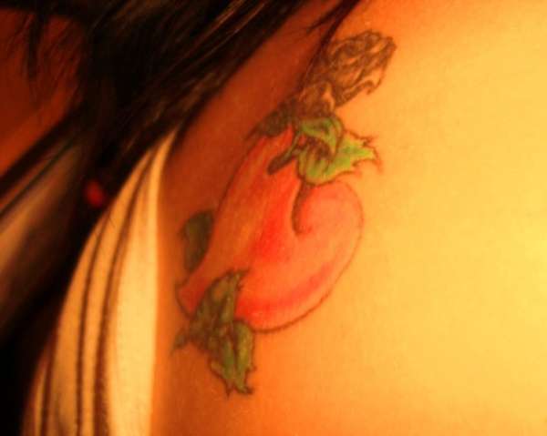 Heart && Black Rose tattoo