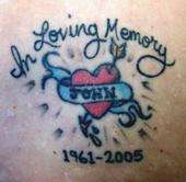 In Loving Memory tattoo