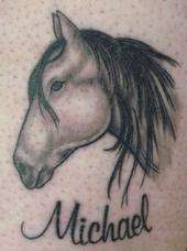 My Black Stallion tattoo
