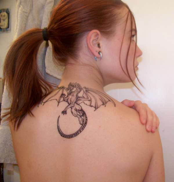 Ghost Dragon tattoo