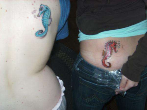 Seahorse tattoo