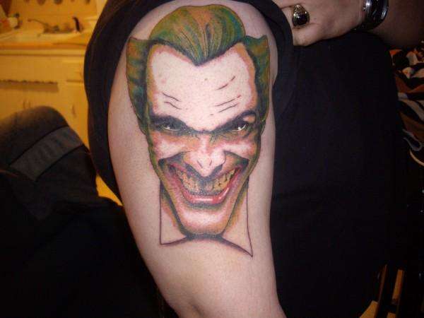 The Joker tattoo