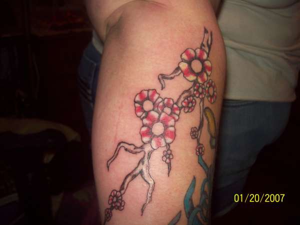 cherry blossoms tattoo