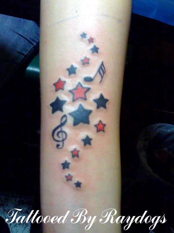 stars tattoo