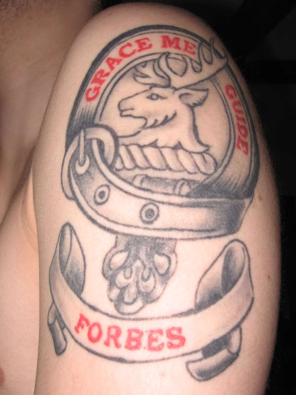 Forbes Crest tattoo